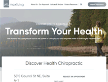 Tablet Screenshot of discoverhealthiowa.com